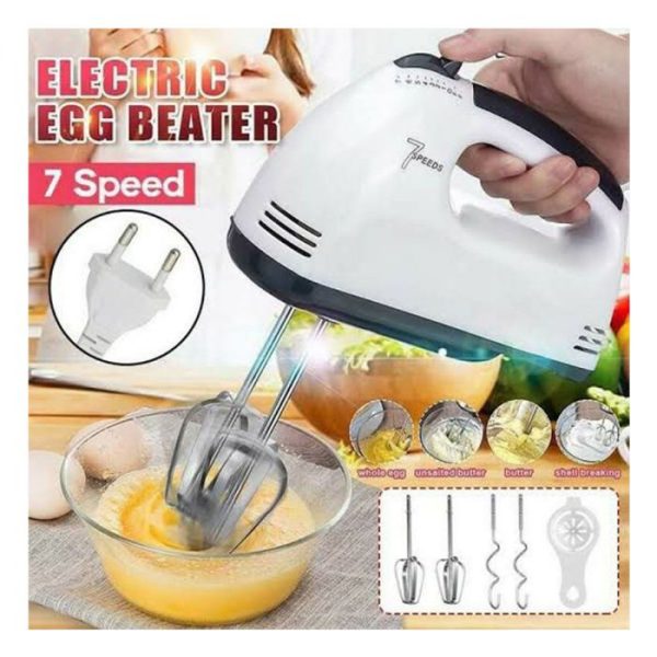 DH-133 Scarlett Multifunctional 7 Speed Mini Mixer Electric Food Blender Scarlett Handheld Mixer Egg Beater Automatic Cream Food Cake Baking Dough Mixer - Image 10