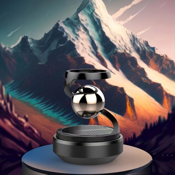 Star Solar Powered Levitating Ball Air Freshener for Car Dashboard, Aesthetic Car Decor | Best Quality ( Random Color ) - Image 5