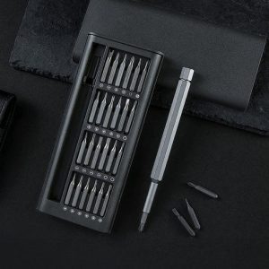 24 IN 1 SCREW DRIVER Tiny Magnetic Tools Kit for Repairing Long Handle Screwdriver