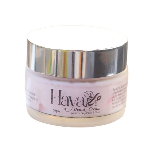 Haya Natural Brightness & Glow Beauty Cream White & Glowing Face Cream 30mg - Image 3