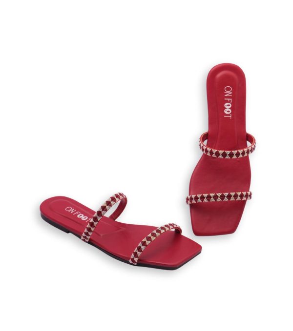 Women's Rexine Fancy Flats - Image 4