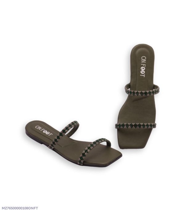 Women's Rexine Fancy Flats - Image 2