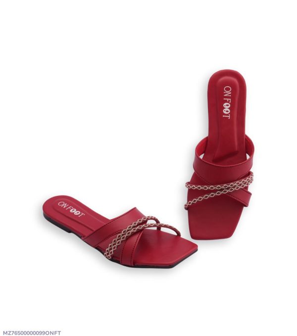 Women's Rexine Fancy Flats - Image 4
