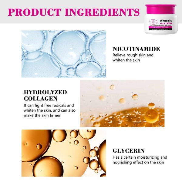 Aichun Beauty Moisturizing Natural Bright Skin Care Whitening Cream  | Best Cream For All Types Of Skin | 80ml - Image 6