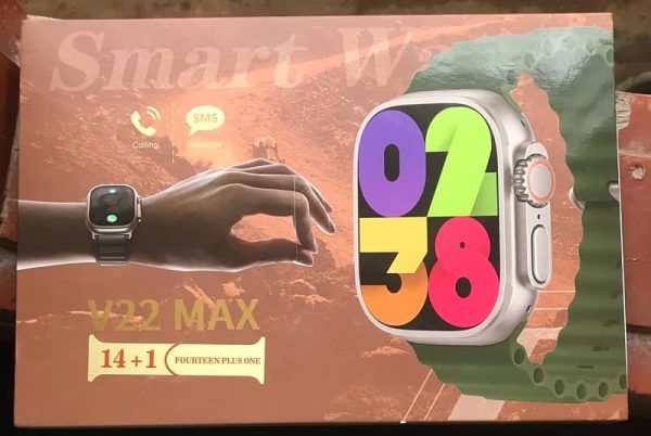 14 In 1 V22 Max Ultra Watch With 14 Strap | Best Quality Smartwatch (Random color) - Image 4
