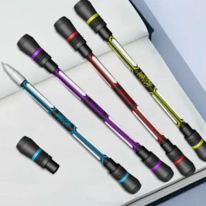 1 Pc Creative Simple Student Spinning Pen (random color)