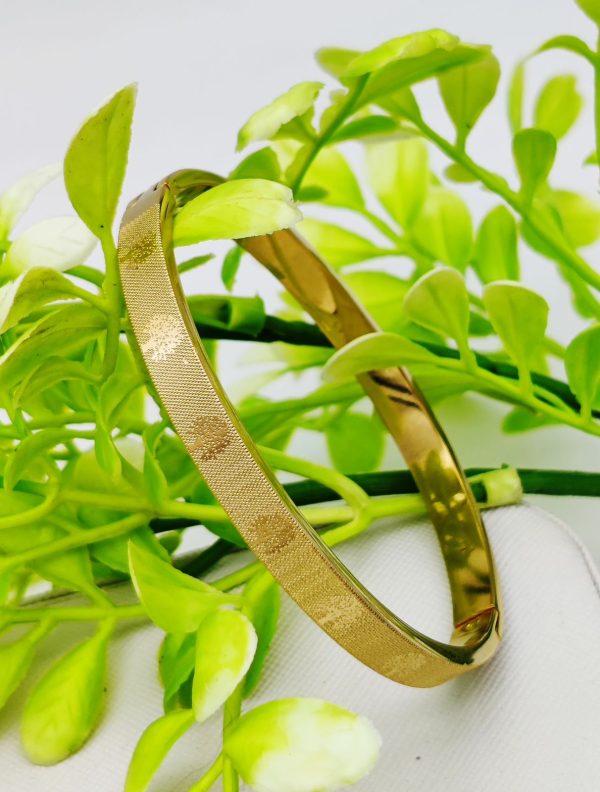 Cartier-Inspired Adjustable and Imported Gold Bangle Bracelet | Best Quality Bracelet For Girls & Women | Artificial Bracelet - Image 2