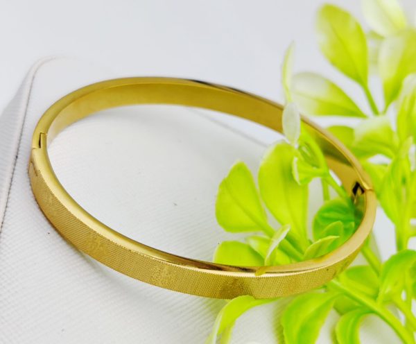 Cartier-Inspired Adjustable and Imported Gold Bangle Bracelet | Best Quality Bracelet For Girls & Women | Artificial Bracelet - Image 4