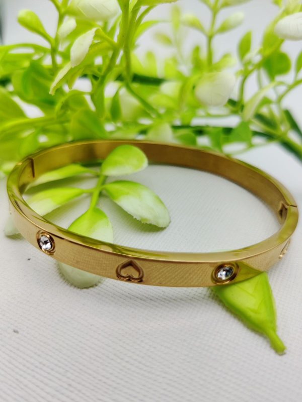 Adjustable Cartier Heart Charm Bracelet – Imported Luxury Bracelet | Best Quality Artificial Bracelet For Girls & Women | Bracelet For Every Occasion | Elegant Design ✨ - Image 3