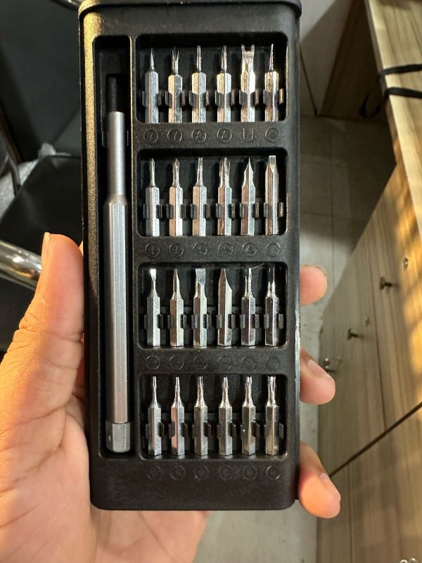 24 IN 1 SCREW DRIVER Tiny Magnetic Tools Kit for Repairing Long Handle Screwdriver - Image 3