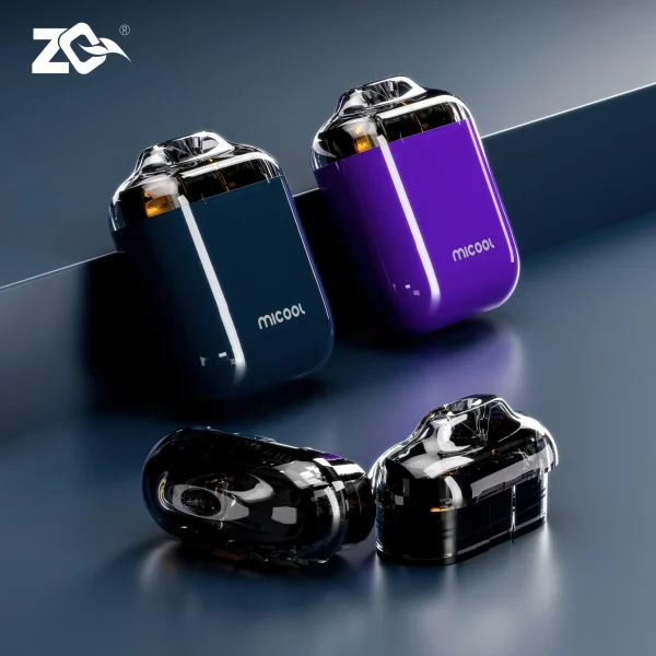 ZQ Micool 2 Pod System Kit | Vape For Smokers | Pod For Smoking | Refillable Pod ( Without Display ) ( Random Color ) - Image 13