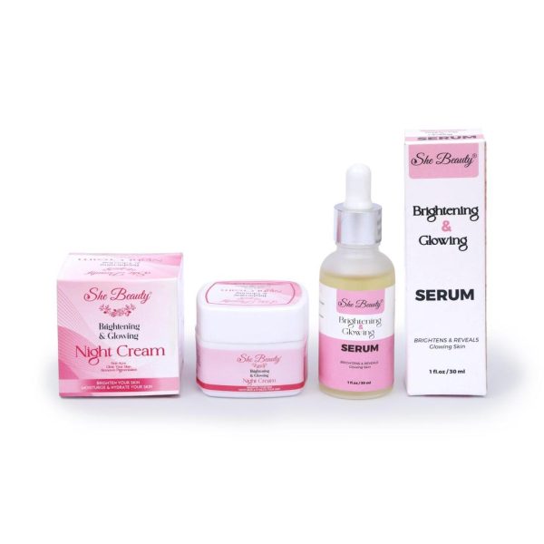 Revitalize Your Skin with Our 2 in 1 Skincare Bundle - Night Cream & Serum (30ml) - Image 2