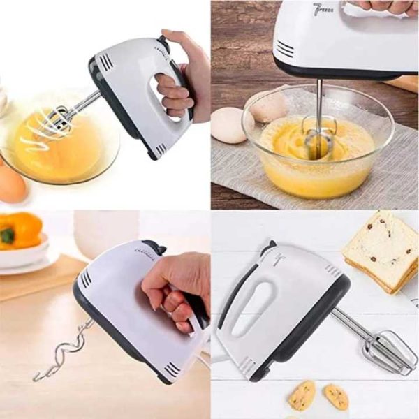 DH-133 Scarlett Multifunctional 7 Speed Mini Mixer Electric Food Blender Scarlett Handheld Mixer Egg Beater Automatic Cream Food Cake Baking Dough Mixer - Image 5