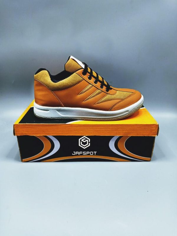 Men's Outdoor Running Desert Sneakers -JF013, Brown - Image 2