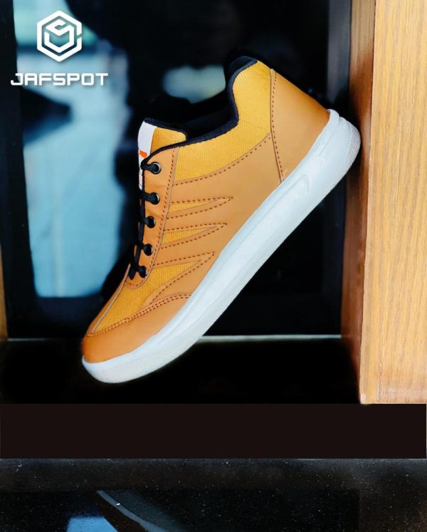Men's Outdoor Running Desert Sneakers -JF013, Brown - Image 3