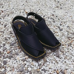 Jafspot -Men's Handmade new Peshawari Chappal, JF017, Black