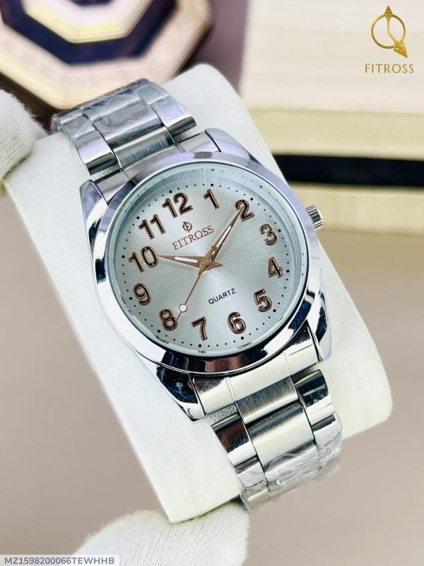 Men's Quartz Water Resistant Chain Strap Watch - 1 Pc - Image 3