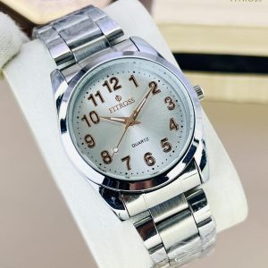 Men's Quartz Water Resistant Chain Strap Watch - 1 Pc