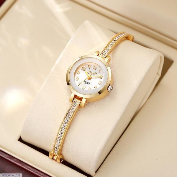  Watch Women's Small Light Luxury Women's Elegant Small and Exquisite Bracelet High-end Elegant Women's Quartz Watch - Image 3
