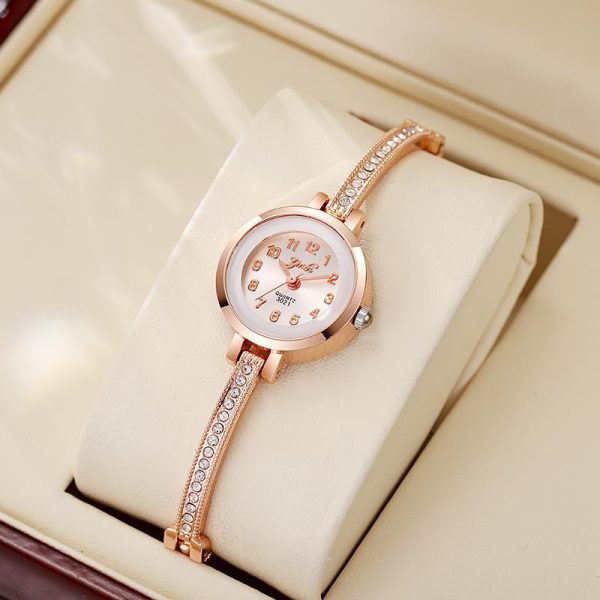  Watch Women's Small Light Luxury Women's Elegant Small and Exquisite Bracelet High-end Elegant Women's Quartz Watch - Image 2