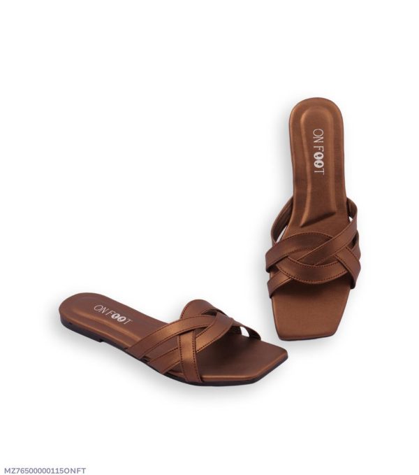 Women's Rexine Fancy Slippers - Image 3