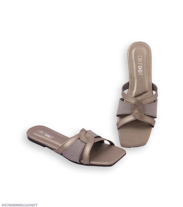 Women's Rexine Fancy Slippers - Image 3