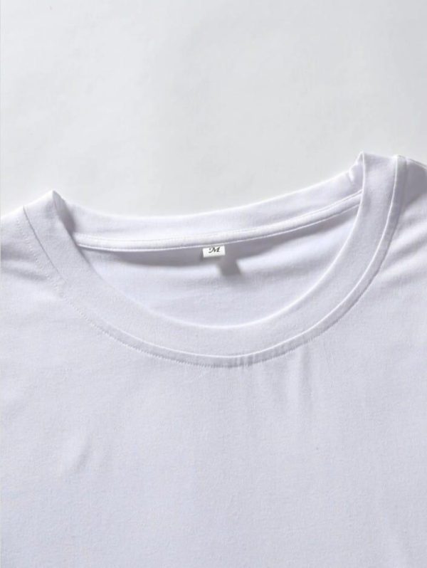 1 Pc Polyester Plain T-Shirt - Image 4