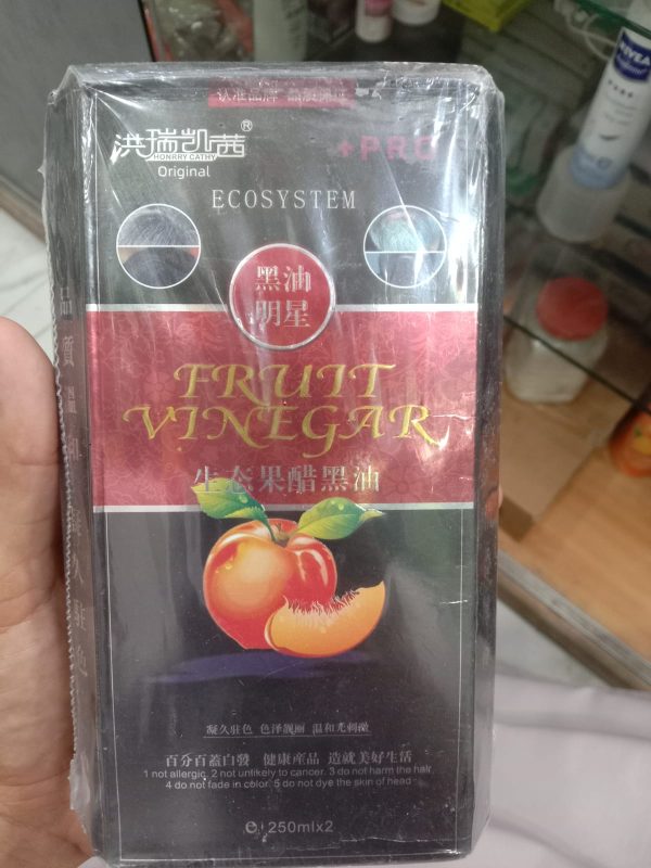 fruit venger black hair color gel dye 500ml - Image 4