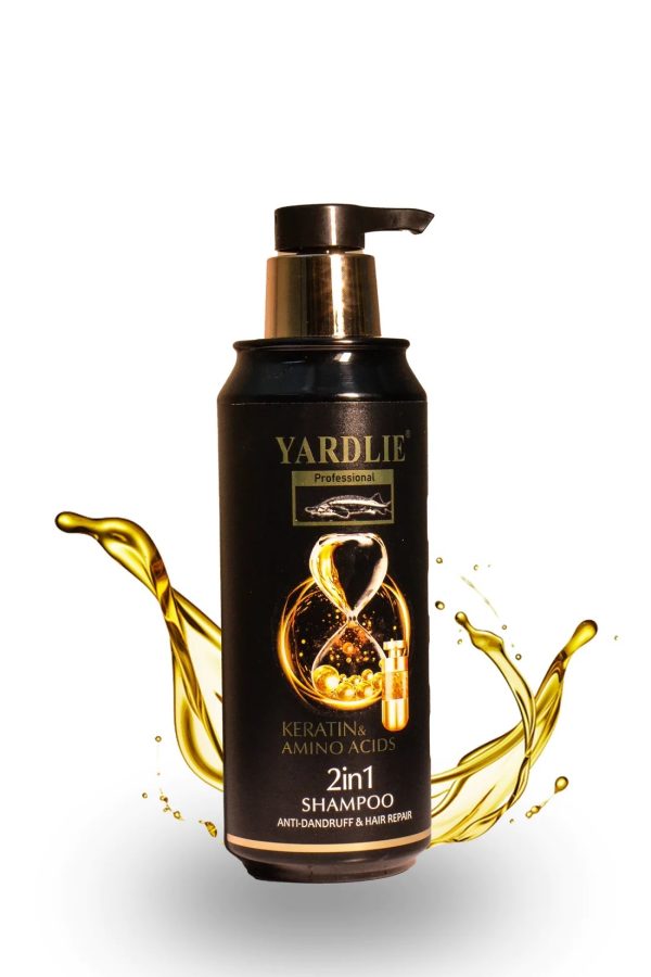 Yardlie Professional Keratin & Amino Acids Shampoo 2 in1 500ml Anti-Dandruff & Hair Repair - Image 10