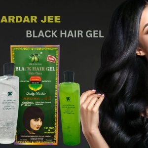 New SARDAR JEE Black Hair Color Gel 2 x 500ml Bottles - New SARDAR JEE Black Hair Color Gel Long-Lasting Shine and Natural Black Color