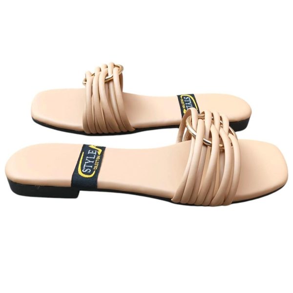 Stylish Women's Semi-Formal PU-Fabric Flats - Image 3