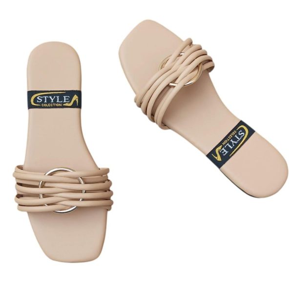 Stylish Women's Semi-Formal PU-Fabric Flats - Image 2