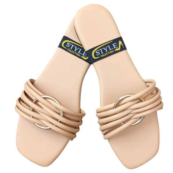 Stylish Women's Semi-Formal PU-Fabric Flats