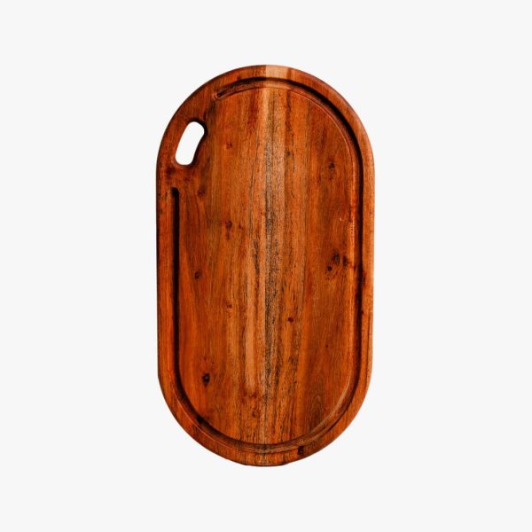 Premium Oblong Acacia Wood Chopping Board – 17 x 9 x 2 Inches - Image 3