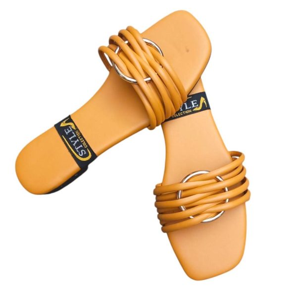 Stylish Women's Semi-Formal PU-Fabric Flats - Image 3