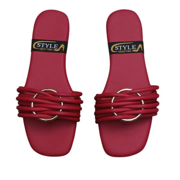 Stylish Women's Semi-Formal PU-Fabric Flats - Image 4