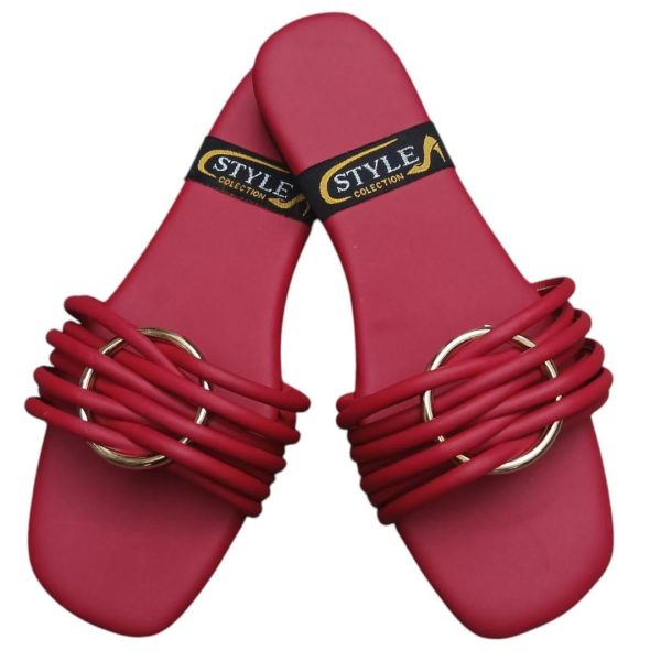 Stylish Women's Semi-Formal PU-Fabric Flats