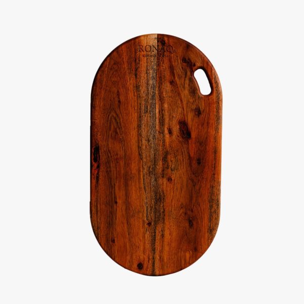 Premium Oblong Acacia Wood Chopping Board – 17 x 9 x 2 Inches - Image 4