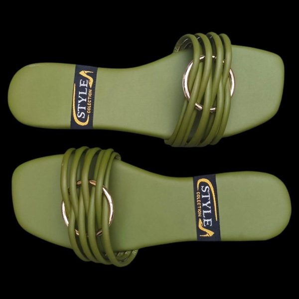 Stylish Women's Semi-Formal PU-Fabric Flats - Image 3