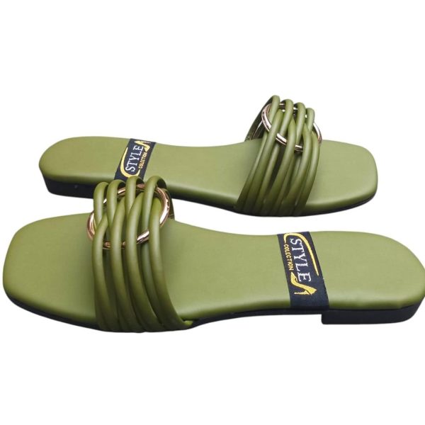 Stylish Women's Semi-Formal PU-Fabric Flats - Image 5
