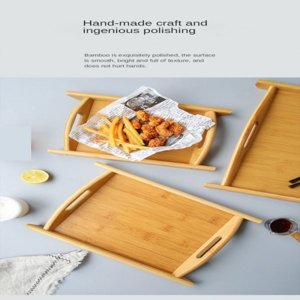 03 Pcs Set Wood Serving Tray For Kitchen | Best Quality Wooden Tray Set For Home | Wooden-Serving Trays - Image 4