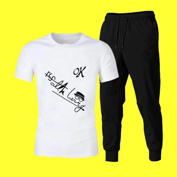 Hot Men's Sale New Arrival Tracksuit | Best Quality Tracksuit For Men | Tracksuit For Gyms | T-Shirt & Trouser  - Image 2