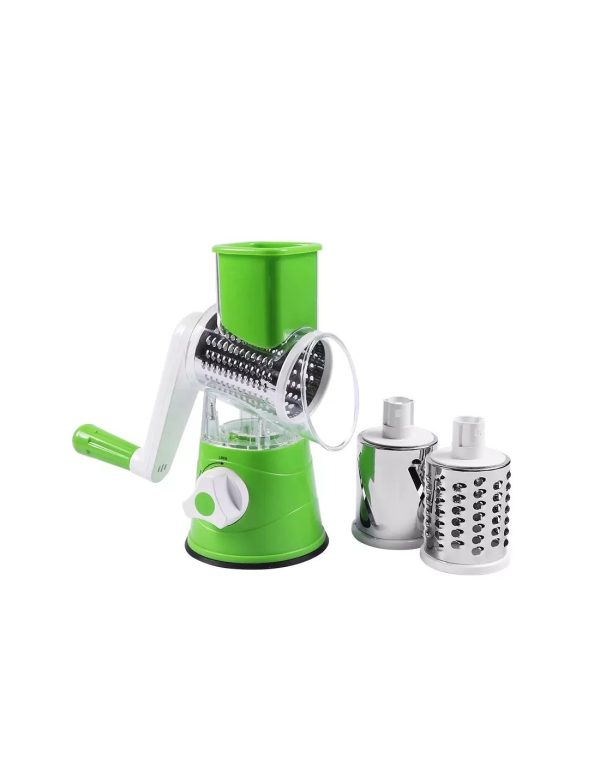 TableTop Drum Grater | Manual Vegetable Cutter Slicer & Grater | Multi-Functional Kitchen Gadget ( Random Color ) - Image 3
