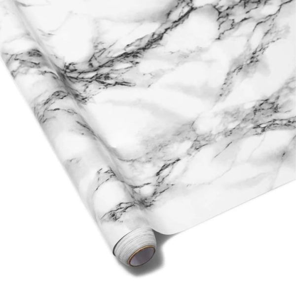Self Adhesive Black Marble Sheet Sticker For Kitchen,(60×200) Cupboard, Wall – Anti Oil And Heat Resistant Wallpaper - Image 5
