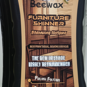 Beeswax Furniture Shiner Sponge – Wood Polish & Cleaner for a Natural Shine