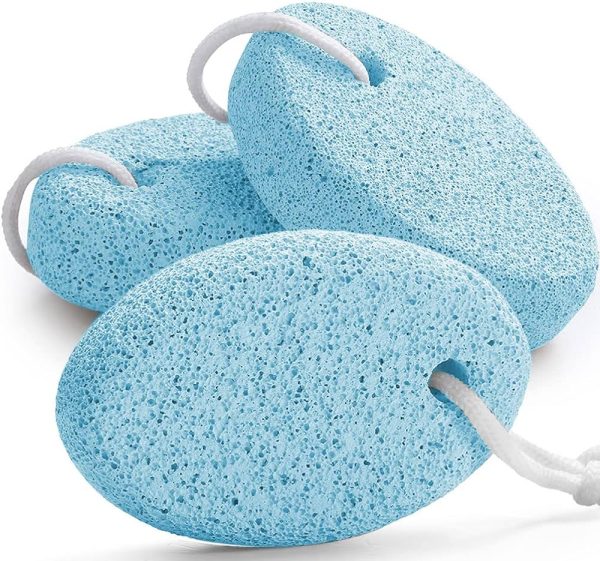 Foot Care Pumice Stone For Feet For Feet Hands And Body Dead Skin Remover Tool | Pumice Foot Grinding Stone Two Piece Set to Remove Dead Skin Calluses Clean Stone Nail Brush to Remove Dirt - 02 PCs - Random Color - Image 6