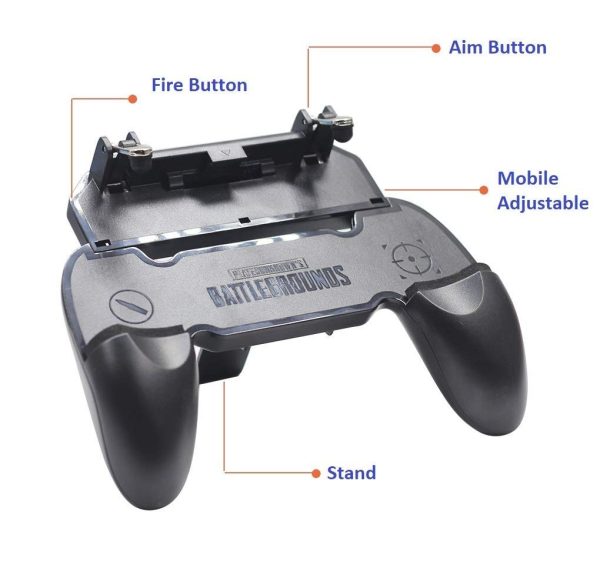 Mobile Gaming Controller Gamepad with Fire Trigger – Joystick Grip for PUBG, Fortnite & FPS Games - Image 3