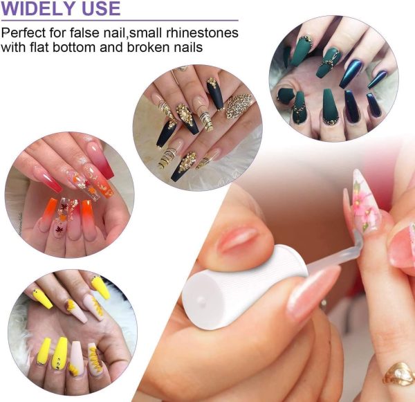 Nail Glue Strong Glue for Nail Polish, Soft Adhesive Nails, No Damage to Nails and Cuticles - Image 4