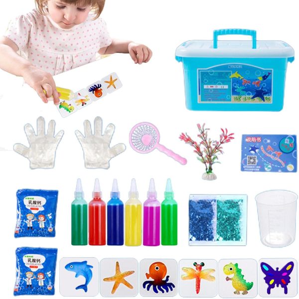 Handmade Water Toys Water Elf Set Ocean   - Magic Water Toy Kit - Shape Mold Handmade Water Elves Toy, Marine Life Creature Toys for Kids - Image 5