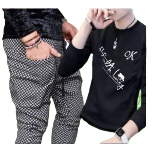 Men's Stitched Suit Set | Shirt with Matching Trouser for Formal & Casual Wear – Elegant & Ready to Wear Outfit | Stitched Suit For Men & Boys | Shirt & Trouser | Printed Tracksuit For Men - Best For Summer - Image 5